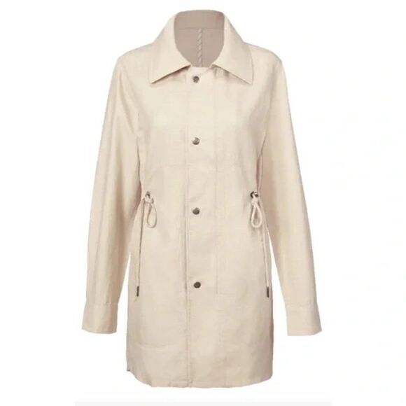 Cabi Beige Excursion Anorak Jacket. Size XXS. NWOT - Picture 2 of 7